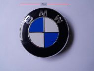 BMW Car Roundel / Emblem 74mm 2 pins BMW Bonnet Hood Boot Trunk 51148132375