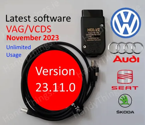 VCDS HEX V2 (For cars UP TO 2017)