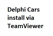 Delphi Cars Install via TeamViewer