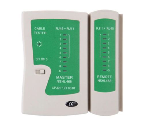 RJ45 and RJ11 network cable tester