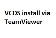 VCDS Install via Teamviewer