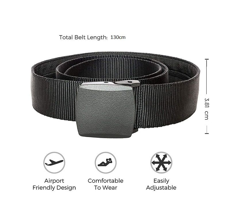 Men's Nylon Webbing Trouser Belt - HandyThings.ie